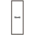 thumbnail image 1 of 15x45 Frame Black Brown Chestnut Mosaic Solid Wood Picture Frame | 1.125 Inch Moulding Width |, 1 of 8
