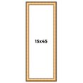 thumbnail image 1 of 15x45 Frame Gold Plein Aire Solid Wood Picture Frame Width 2 Inches | Interior Frame Depth 0.5, 1 of 8