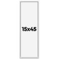 thumbnail image 1 of 15x45 Shadow Box Frame White | 1 Inches Deep Real Wood Contemporary Shadowbox Display Frame | UV, 1 of 6
