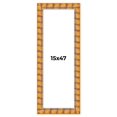 thumbnail image 1 of 15x47 Frame Beige Real Wood Picture Frame Width 3 inches | Interior Frame Depth 0.5 inches |, 1 of 8