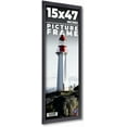 thumbnail image 1 of 15x47 Frame Black Passaggi Solid Wood Picture Frame Width 1.5 Inches | Interior Depth 0.5 Inches |, 1 of 8