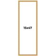 thumbnail image 1 of 15x47 Frame Gold Real Wood Picture Frame Width 1 inches | Interior Frame Depth 0.5 inches | Edwina, 1 of 8