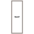 thumbnail image 1 of 15x47 Frame Grey Real Wood Picture Frame Width 1.25 inches | Interior Frame Depth 0.5 inches | Hans, 1 of 8