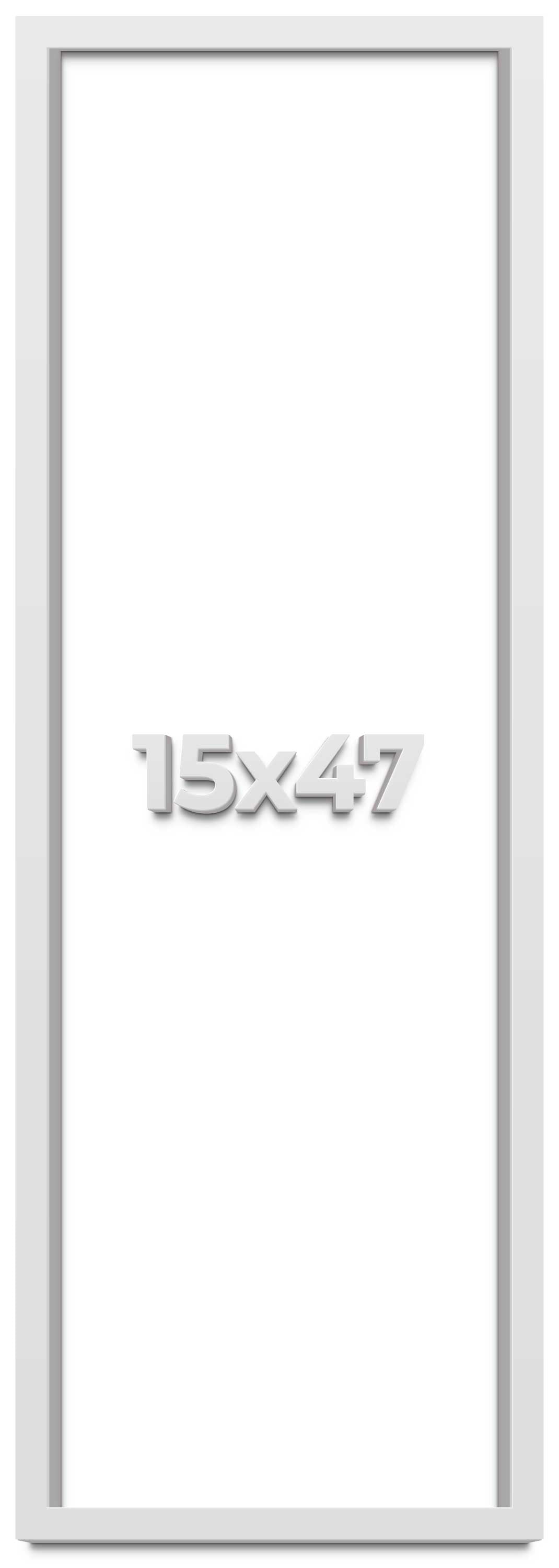 15x47 Shadow Box High Gloss White Display Frame 1 625 Inches Deep 1 15x47 shadow box high gloss white display frame 1 625 inches deep 1
