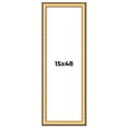 thumbnail image 1 of 15x48 Frame Gold Plein Aire Solid Wood Picture Frame Width 2 Inches | Interior Frame Depth 0.5, 1 of 8