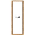 thumbnail image 1 of 15x48 Frame Gold Real Wood Picture Frame Width 1.5 inches | Interior Frame Depth 0.5 inches |, 1 of 8