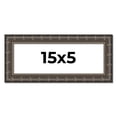 thumbnail image 1 of 15x5 Frame Black Bamboo Solid Wood Picture Frame Width 1.5 Inches | Interior Frame Depth 0.5 Inches, 1 of 8