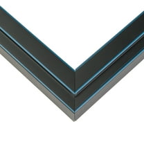 15x5 Frame Black Real Wood Picture Frame Width 1.25 inches | Interior Frame Depth 0.5 inches |