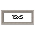 thumbnail image 1 of 15x5 Frame Grey Real Wood Picture Frame Width 1.25 inches | Interior Frame Depth 0.5 inches | Hans, 1 of 8