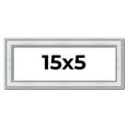thumbnail image 1 of 15x5 Frame Sterling Silver Solid Wood Picture Frame | 1.25 Inch Moulding Width | 0.75 Inch Interior, 1 of 8