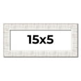 thumbnail image 1 of 15x5 Frame White Sonoma Rustic Wood Picture Frame | 1.5 Inch Moulding Width | Complete with UV, 1 of 7