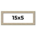 thumbnail image 1 of 15x5 IN Frame Grey Solid Wood Picture Frame Width 1 Inches | Interior Frame Depth 0.5 Inches |, 1 of 8