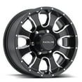 thumbnail image 1 of Raceline Mamba Trailer Wheel | Black w/Machined | 15x5 | 5x4.5 (860M-55012), 1 of 1