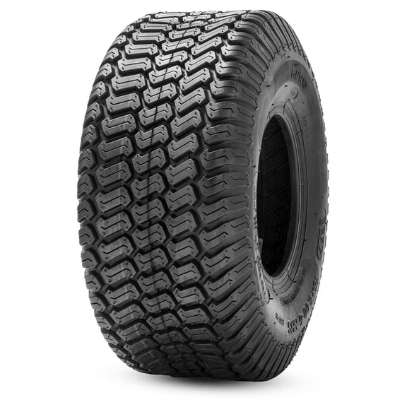 15x6.00-6 Lawn Mower Tires 4PR Turf Saver Lawn & Garden Tires for Garden Tractor Riding Mower, Tubeless (15x6-6)