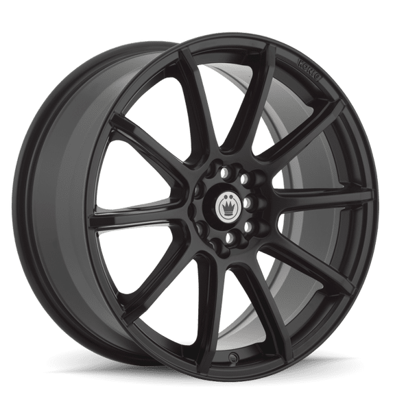 Konig 45B Control 15x6.5 4x100/4x108 +40et Black Wheel