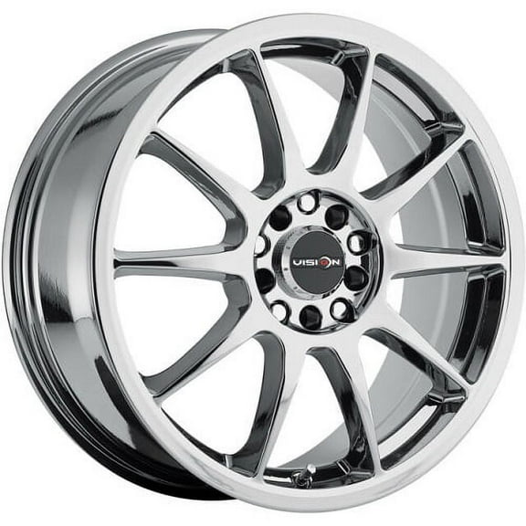 15x6.5 Vision 425 Bane Chrome Wheel 5x100/5x4.5 (38mm)