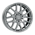 thumbnail image 1 of 15x6.5 Vision 426H Cross Winter Paint Silver Wheel 5x100/5x4.5 (38mm), 1 of 2