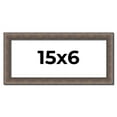 thumbnail image 1 of 15x6 Frame Silver Real Wood Picture Frame Width 1.25 Inches | Interior Frame Depth 0.5 Inches |, 1 of 8