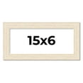 thumbnail image 1 of 15x6 Frame White Real Wood Picture Frame Width 1.5 inches | Interior Frame Depth 0.5 inches | Barn, 1 of 8