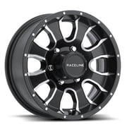 Raceline Mamba Trailer Wheel | Black w/Machined | 15x6 | 5x5 860M-56050