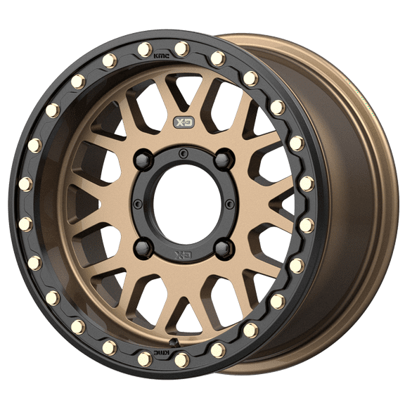 Grenade Beadlock 15X6 4X156.00 Satin Bronze (38 Mm) Wheel Rim