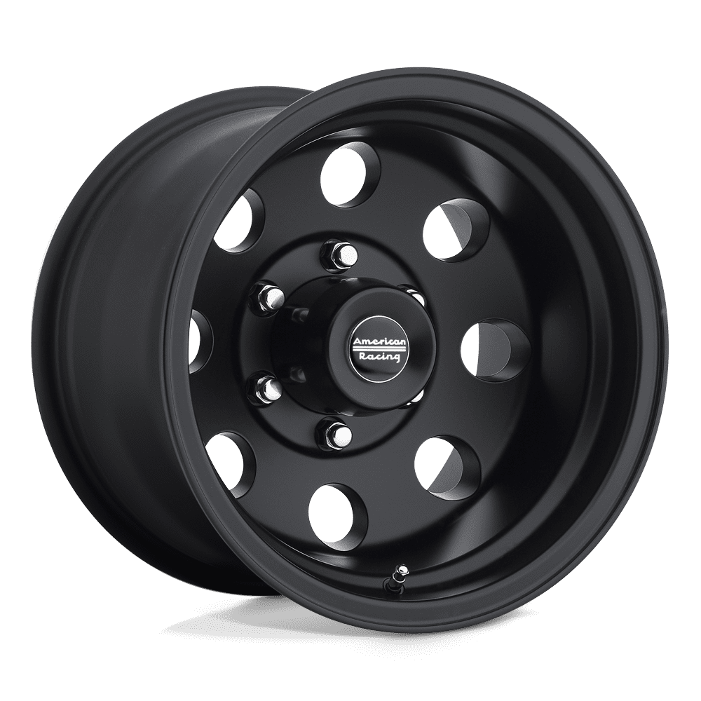 AMERICAN RACING Baja, 15x7 with 5 on 4.75 Bolt Pattern - Black - AR1725761B Wheel Rim