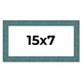 thumbnail image 1 of 15x7 Frame Blue Rustic Barnwood Solid Wood Picture Frame Width 1.25 Inches | Interior Depth 0.5, 1 of 8