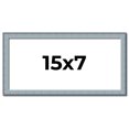 thumbnail image 1 of 15x7 Frame Blue Scuffed Farm Board Solid Wood Picture Frame Width 0.75 Inches | Interior Depth 0.5, 1 of 8
