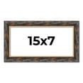 thumbnail image 1 of 15x7 Frame Gold Real Wood Picture Frame Width 1.5 inches | Interior Frame Depth 0.5 inches |, 1 of 8