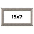 thumbnail image 1 of 15x7 Frame Grey Real Wood Picture Frame Width 1.25 inches | Interior Frame Depth 0.5 inches | Hans, 1 of 8