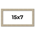 thumbnail image 1 of 15x7 Frame Grey Solid Wood Picture Frame Width 1 Inches | Interior Frame Depth 0.5 Inches |, 1 of 8