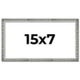 thumbnail image 1 of 15x7 Frame Silver Grey Distressed Solid Wood Picture Frame | 0.75 Inch Moulding Width | Interior, 1 of 8