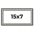 thumbnail image 1 of 15x7 Frame Silver Real Wood Picture Frame Width 1.125 Inches | Interior Frame Depth 0.5 Inches |, 1 of 8