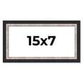 thumbnail image 1 of 15x7 Frame Silver Real Wood Picture Frame Width 1.25 Inches | Interior Frame Depth 0.75 Inches |, 1 of 8