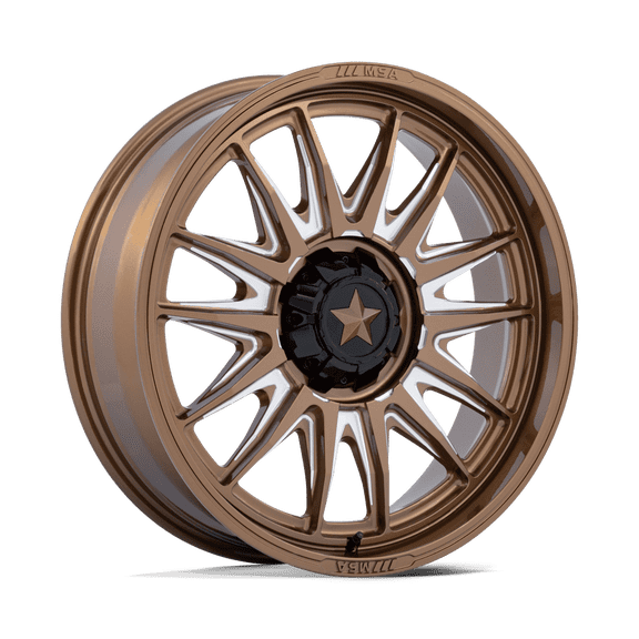 15x7 MSA Offroad M55 Commander Glossy Bronze Milled UTV Wheel 5x4.5 (10mm)