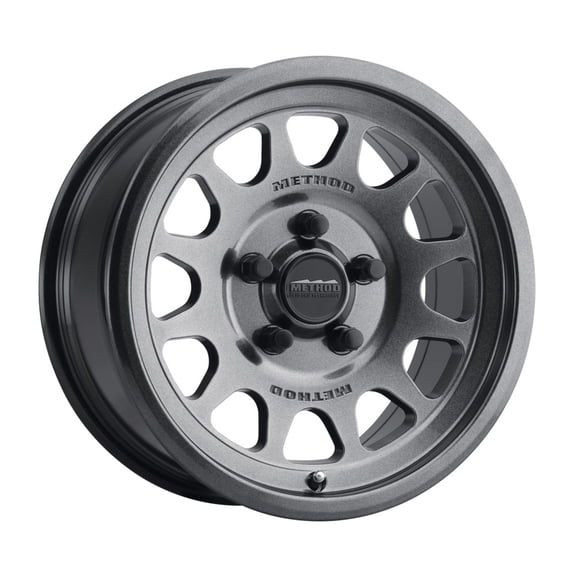 15x7 Method MR414 Bead Grip Graphite UTV Wheel 5x4.5 (38mm)