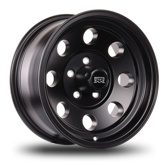 15x7 Mudder Trucker MT614 Diesel Satin Black 5x114.3 5x4.5 ET-6 wheel rim