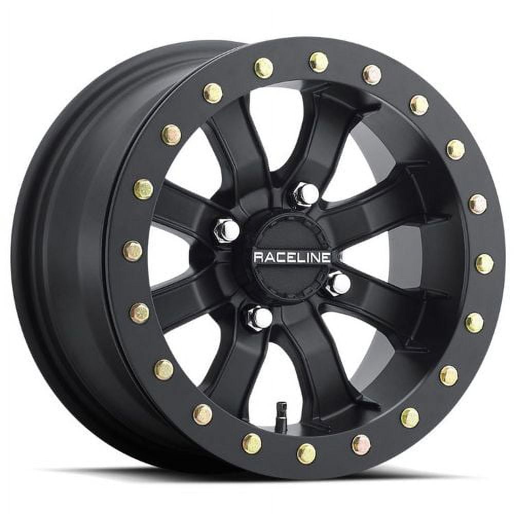 15x7 Raceline A71B Mamba Black BEADLOCK UTV Wheel 4x156 (0mm)