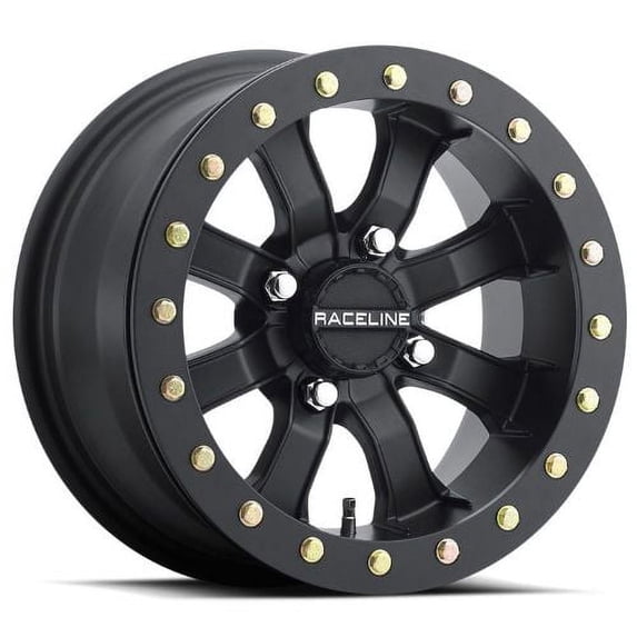 15x7 Raceline A71B Mamba UTV Beadlock Satin Black Wheel 4x137 (0mm)