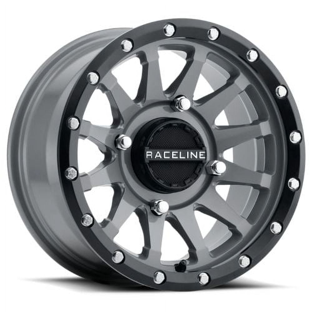 15x7 Raceline A95SG Trophy UTV Stealth Grey Wheel 4x156 (10mm)