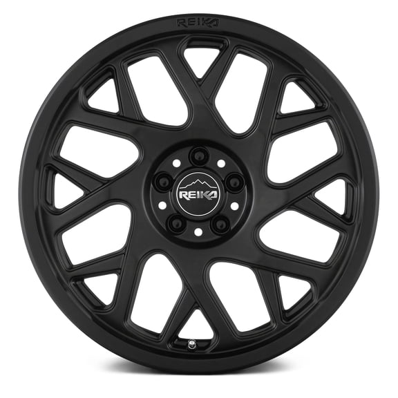 New 15x7 Inch Wheel for Reika R25 Detour 15 inch Satin Black Alloy Rim 5x100mm Bolt-Pattern 15mm Offset - Factory Reproduction Wheel