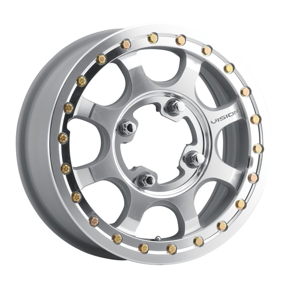 15x7 Vision 351BL Flow As-Cast Machined UTV BEADLOCK Wheel 5x4.5 (61.85mm)