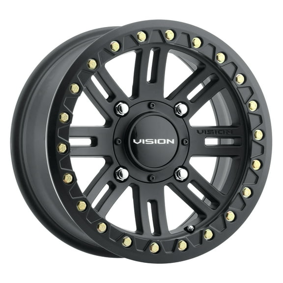 15x7 Vision 356 Manx 2 Satin Black UTV BEADLOCK Wheel 4x156 (38mm)