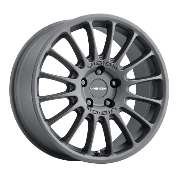 15x7 Vision 477 Monaco Satin Black Wheel 5x4.25 (5x108) (38mm)