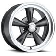 thumbnail image 1 of 15x8 American Muscle 141H Legend 5 Gunmetal Mach Wheel 5x5.5 (0mm), 1 of 2
