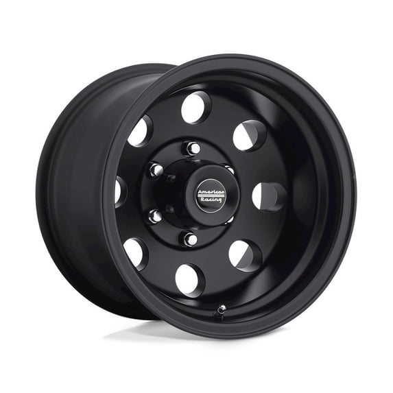 American Racing Aluminum Rim AR172 BAJA 15X8in Satin Black Finish, AR1725865B