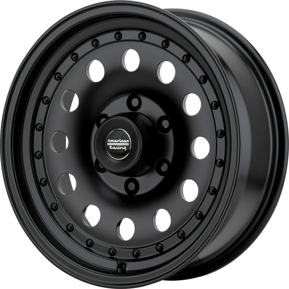 American Racing Aluminum Rim AR62 OUTLAW II 15X8in Satin Black Finish, AR625865B