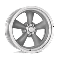 thumbnail image 1 of 15x8 American Racing VN205 TORQ THRUST II Gray Wheel 5x4.75 (-11mm), 1 of 2
