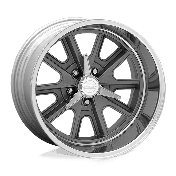 15x8 American Racing VN427 Shelby Cobra Gray Wheel 5x4.75 (-12mm)
