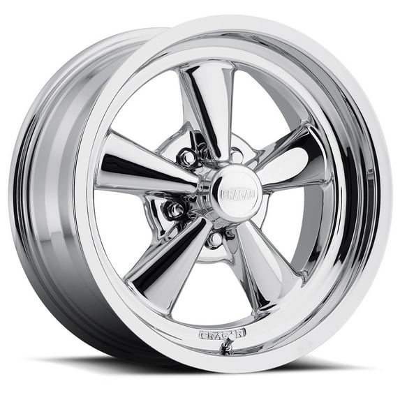 15x8 Cragar 610C G/T Chrome Wheel 5x5 (0mm)